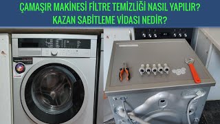 Çamaşır Makinesi Bakımı Nasıl Yapılır ve Kazan Sabitleme Vidası Ne İşe Yarar [upl. by Emelyne834]