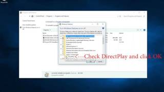 How to Enable DirectPlay in Windows 10 [upl. by Harimas]