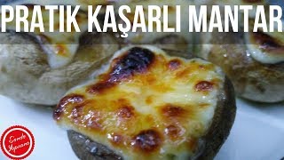 Pratik Kaşarlı Mantar TarifiAperatif YemeklerSende Yapsana [upl. by Dessma]