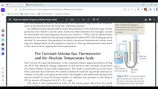 19 3 The Constant Volume Gas Thermometer and the Absolute Temperature Scale [upl. by Ateinotna]