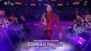 Damian Priest Entrance New Theme Song  WWE Monday Night Raw April 08 2024 [upl. by Jourdain]