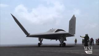 US Navy Shows Off Its Unmanned Fighter Jet [upl. by Fokos]