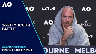 Adrian Mannarino Press Conference  Australian Open 2024 First Round [upl. by Yakcm]