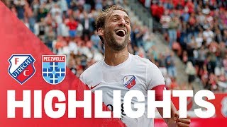 HIGHLIGHTS  FC Utrecht  PEC Zwolle [upl. by Rella736]