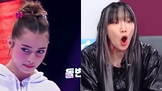 BADA’S REACTION OF AUDREY’S PERFORMANCE VS LADYBOUNCE 💜 [upl. by Nwahsal]