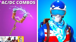 10 Best ACDC PICKAXE COMBOS in Fortnite [upl. by Eelir760]