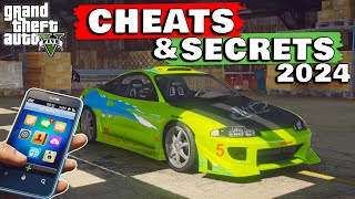 GTA 5  NEW 2024 CHEAT CODES amp SECRETS [upl. by Puiia]