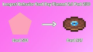 Longest Behavior Card Day Planned 20 Part 230 Cards 501  927 [upl. by Assen24]