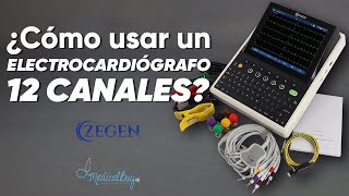 ¿Cómo usar un Electrocardiógrafo 12 canales [upl. by Nurat]