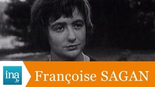 Françoise Sagan dans 5 Colonnes à la Une  Archive INA [upl. by Yaned]