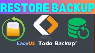 How to restore easeus todo backup  Easeus todo backup image  Restoring a File From EaseUS Todo [upl. by Yvor946]