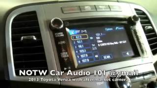 2013 Toyota Venza with aftermarket camera [upl. by Kaden]