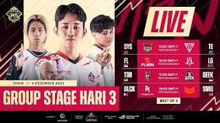 LIVE  HARI KE3  Fase Grup Kejuaraan Dunia M5  ID [upl. by Tanner]