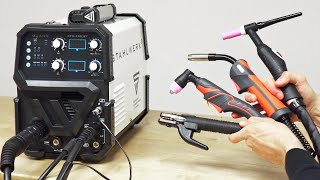 4 in 1 Multi Welder Plasma Cutter MIG TIG MMA STAHLWERK CTM250 ST  Unboxing and Test [upl. by Bullis]