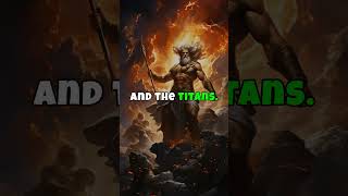 Titanomachy The Earliest Battle in Greek Mythology  story mythology shortsvideo shortsfeed [upl. by Celestyn]