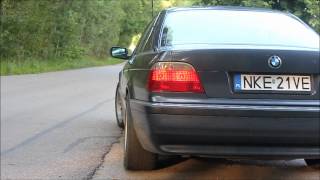 BMW E38 730i Exhaust Sound HD [upl. by Jacklin]