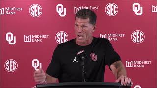 A lot of simplicity that looks complex OU football coach Brent Venables on new defensive players [upl. by Katrinka373]