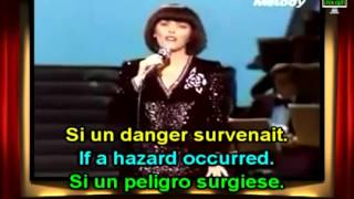 Mireille Mathieu Une Femme amoureuse French amp English Lyrics Paroles [upl. by Kcirdderf924]