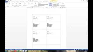 Microsoft Word EtikettenVorlage erstellen amp Seriendruck einfügen Deutsch German Tutorial [upl. by Ysirhc]