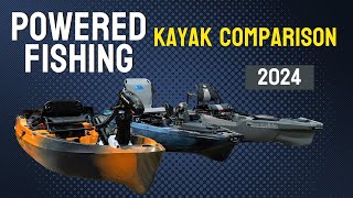 Powered Fishing Kayak Comparison 2024  Oldtown Native and Bonafide [upl. by Arelc408]