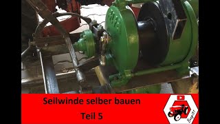 Seilwinde selber bauen  so langsam geht´s auf die Zielgerade  5 [upl. by Notlit]