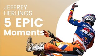 5 Epic Moments from Jeffrey Herlings Career [upl. by Zadoc304]