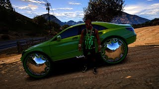 Mercedes CLS63 on 32 inch DUB Floaters GTA V DONK MOD [upl. by Pich291]