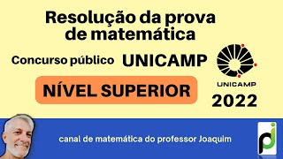 CONCURSO UNICAMP 2022  NÍVEL SUPERIOR QUESTÃO 17 [upl. by Girvin]