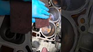 Cleaning a hemi block pre head gasket P1 [upl. by Glantz868]