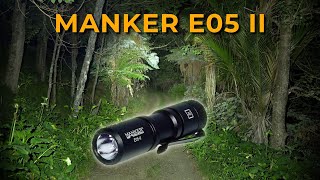 Manker E05 II 1300 Lumens 148m 14500AA EDC Flashlight [upl. by Ennazor]