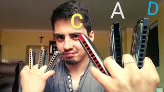 6 BEST harmonica KEYS  what to buy after C MAJOR [upl. by Elbys66]