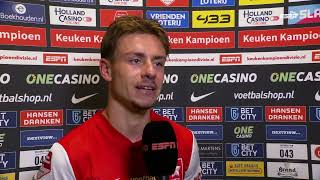 Van Dessel over goal bij basisdebuut quotIk heb er eerlijk gezegd wel over nagedachtquot [upl. by Tobi119]