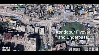 Kondapur Flyover work part 3 l Hyderabad Flyovers [upl. by Frye]