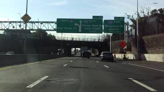 Cross Bronx Expressway Interstate 95 Exits 1 to 8 northeastbound [upl. by Bolan777]