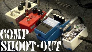 Compressor Pedal Shootout  The Guitar Center Chattanooga  vlog [upl. by Trepur577]