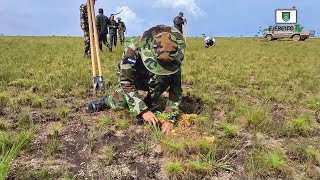 Ejército de Nicaragua participó en jornadas de reforestación con 700 plantas de distintas especies [upl. by Ann]