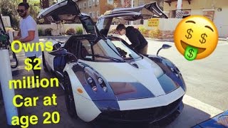 Meet Marc The Youngest Pagani Owner In The World At 20 Yrs Old [upl. by Dnaltiac]