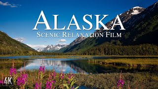 Alaska 4K Relaxation Film  Alaska Drone Scenery with Calming Music  Explore Alaska [upl. by Yanej]