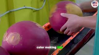 How Bowling Balls Are MadeMade In USA Factoraeng pt1 [upl. by Wernher]