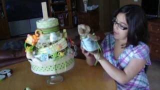 Making a Diaper Cake [upl. by Omolhs503]