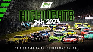 Record breaking 51st edition 🎥 Full Race Highlights  ADAC TotalEnergies 24h Nürburgring 2023 [upl. by Gilly150]