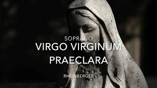 Virgo virginum praeclara Soprano rehearsal Stabat Mater  Rheinberger [upl. by Valiant]