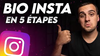 Faire une BIO Instagram parfaite avec ces 5 étapes [upl. by Ahseele]