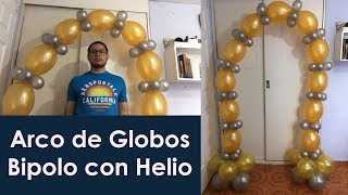 Arco de globos bipolo con helio [upl. by Eenal521]