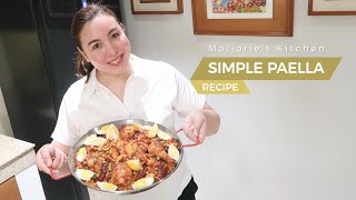 MARJORIES KITCHEN SIMPLE PAELLA RECIPE  Marjorie Barretto [upl. by Rebel]