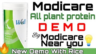 Modicare Protein Powder Demo  ALL PLANT PROTEIN DEMO [upl. by Anyale]