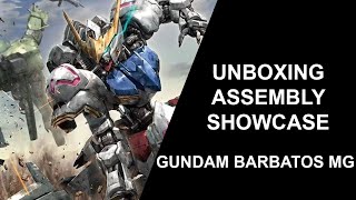 Gundam Barbatos MG  Unboxing Assembly Showcase [upl. by Yetsirhc]