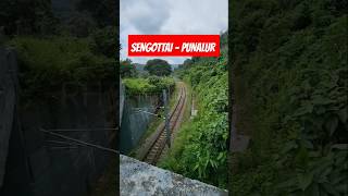 SENGOTTAI TO PUNALUR RAILWAY ROUTE rhfamily tenkasi sengottai punalur kerala hills train [upl. by Natika725]