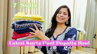 Best Kurta Pant Dupatta Haul l Dream Simple [upl. by Antone361]