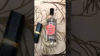 The body shop Japanese cherry blossom fragrance mist Review [upl. by Hessler]